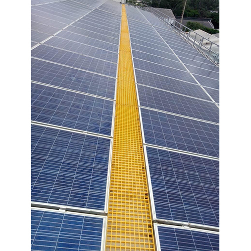 Fiberglass walkway & MMS for Solar