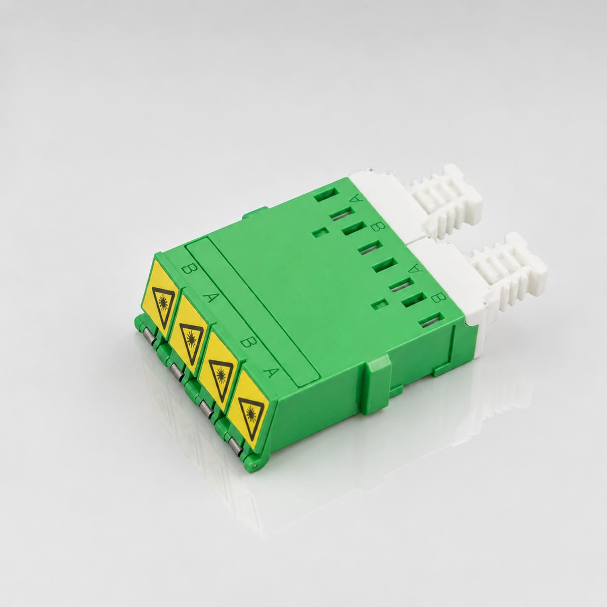 LC Quad Avoid Laser Adaptor Without Flange Green