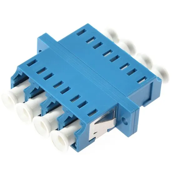 LC Quad one-piece Adaptor with flange