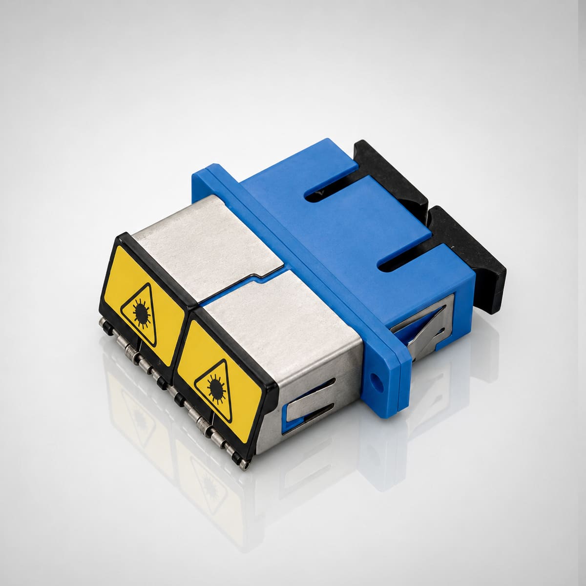 SC DX Metal Avoid Laser Adaptor With Flange Blue