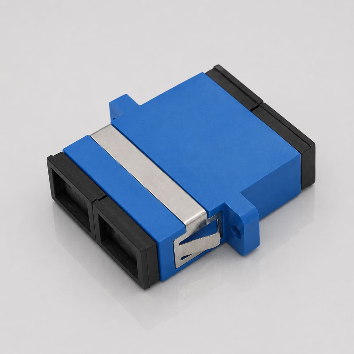 SC DX One-piece Adaptor with Flange blue